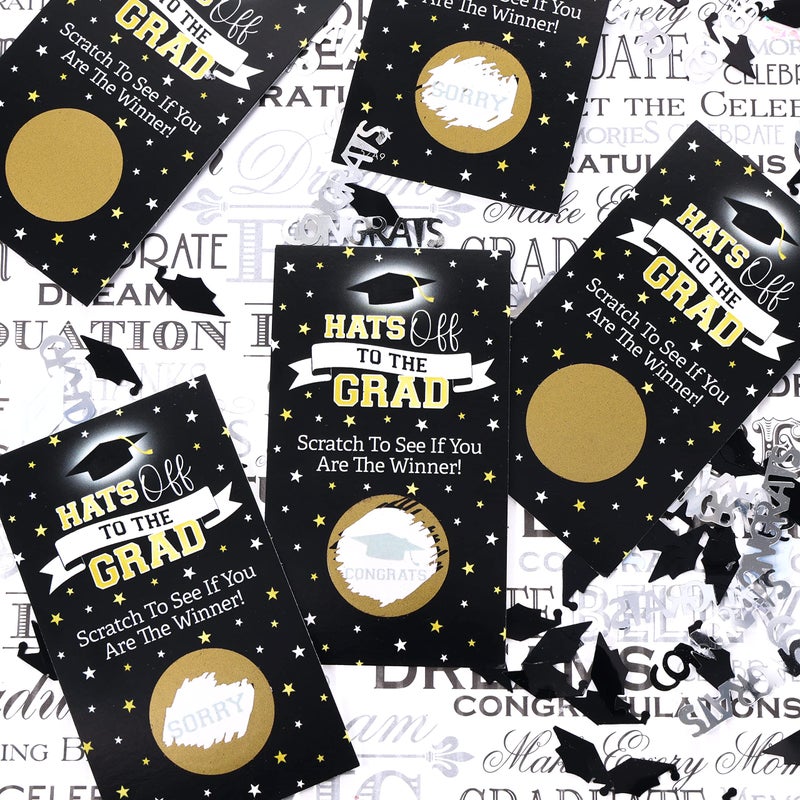 DISTINCTIVS Scratch Off Graduation Party Game, Graduation Games for Parties 2026, 30 Cards - Image 5